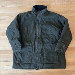 Cabela's Men's Jacket Coat Canvas Utility Sherpa Lined Thinsulate 3XL Tall